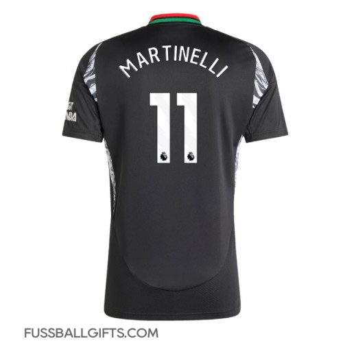 Arsenal Gabriel Martinelli #11 Fußballbekleidung Auswärtstrikot 2024-25 Kurzarm